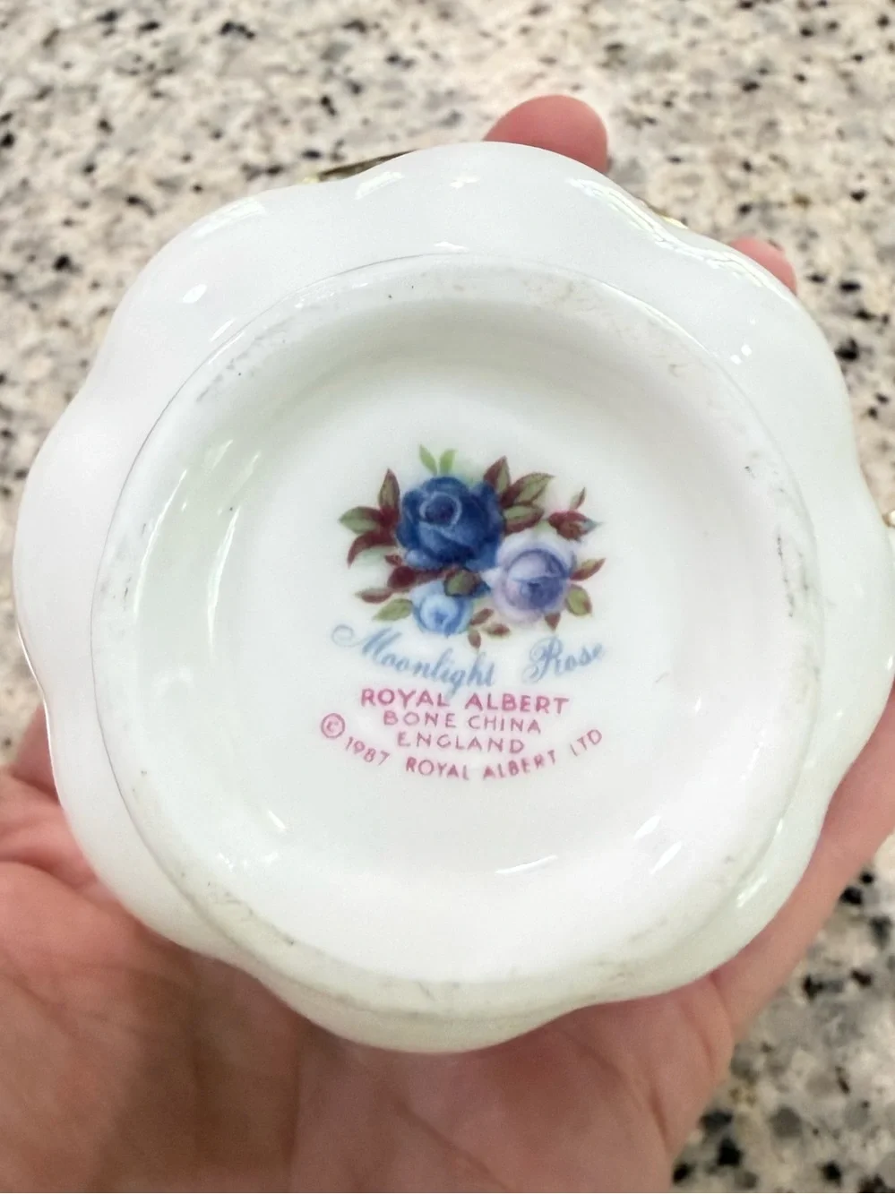 Royal Albert Moonlight Rose teacup